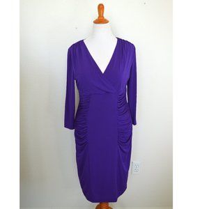 David Meister Formal Sheath Dress sz 14 Made in USA